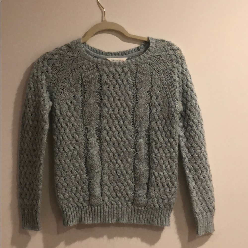 Cable knit sweater